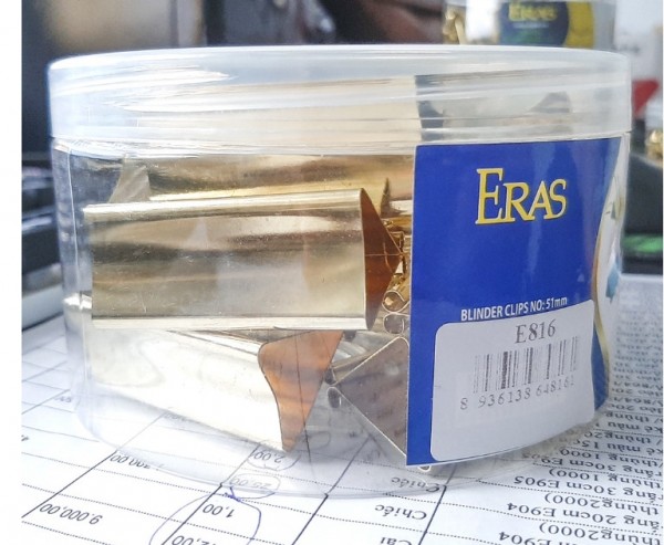 Kẹp sắt mạ màu vàng 51mm E816 