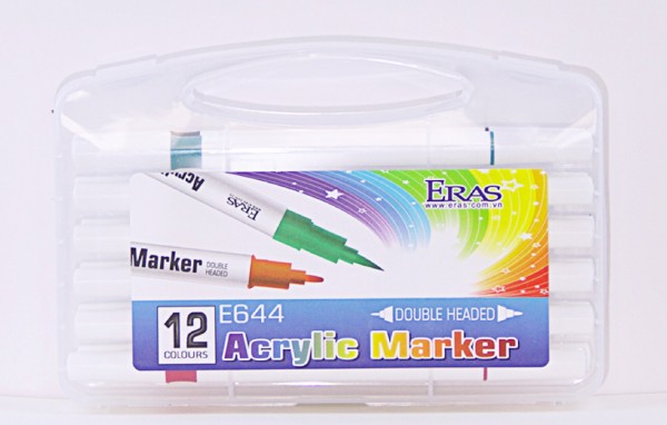 Bút màu Acrylic E644 12 màu 